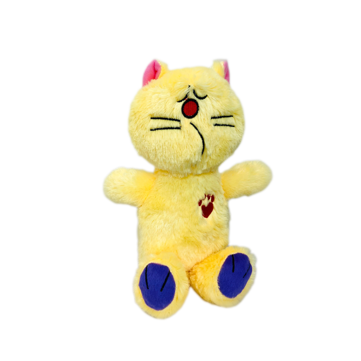 PURRLONIA Squeaky Plush Dog Toy, Large Faux Paw Productions