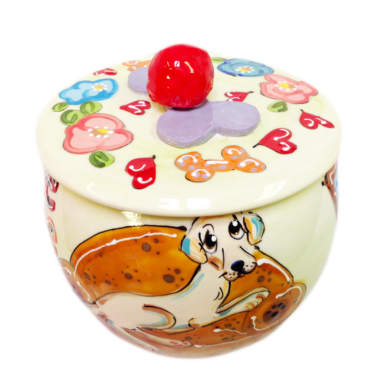 Lab Lovers Customizable Cookie Jar for Dogs Faux Paw Faux Paw