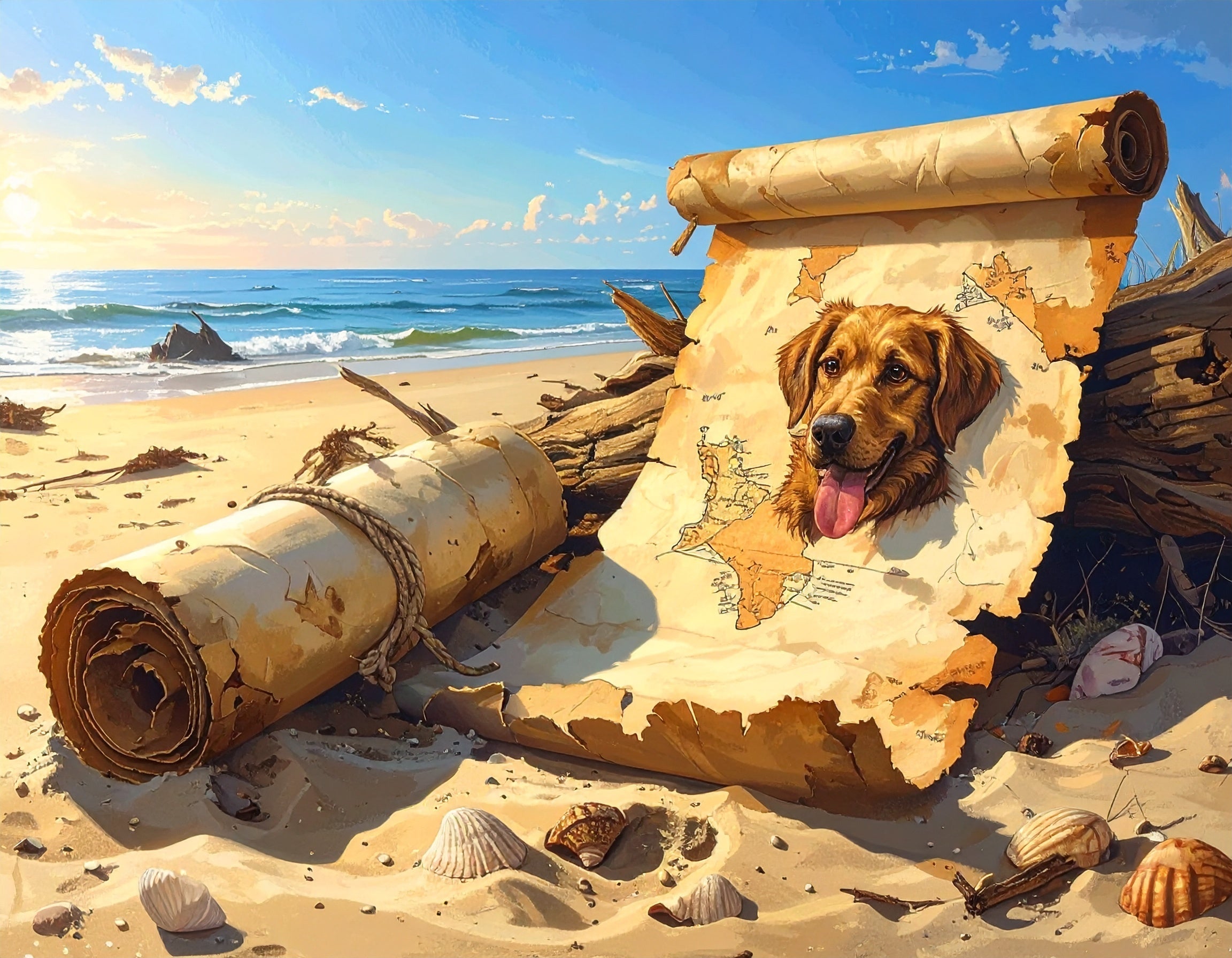 🐾 Buried Bone Digger Dogtales: Story 4 – Portraits of the Heart