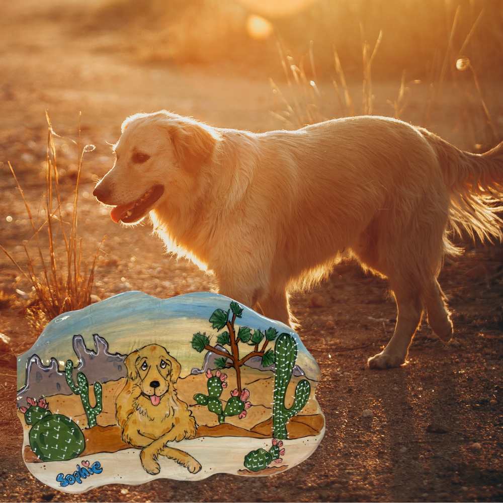 Sculpted Ceramic Scene Wall Decor