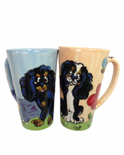 King Charles Cavalier Spaniel - Coffee Mug Set -Personalized Custom Dog Latte
