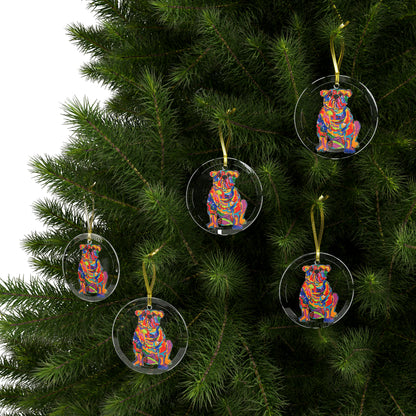 Bully Rumples Glass Ornaments