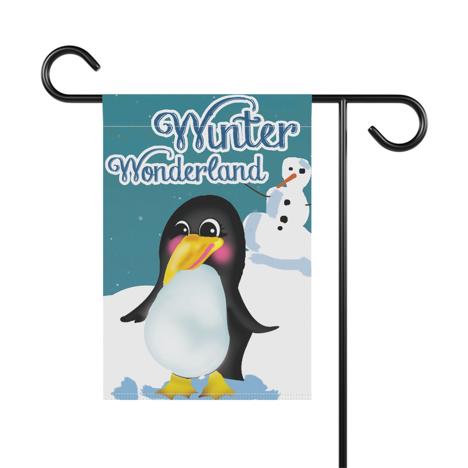 Winter Wonderland Garden &amp; House Banner