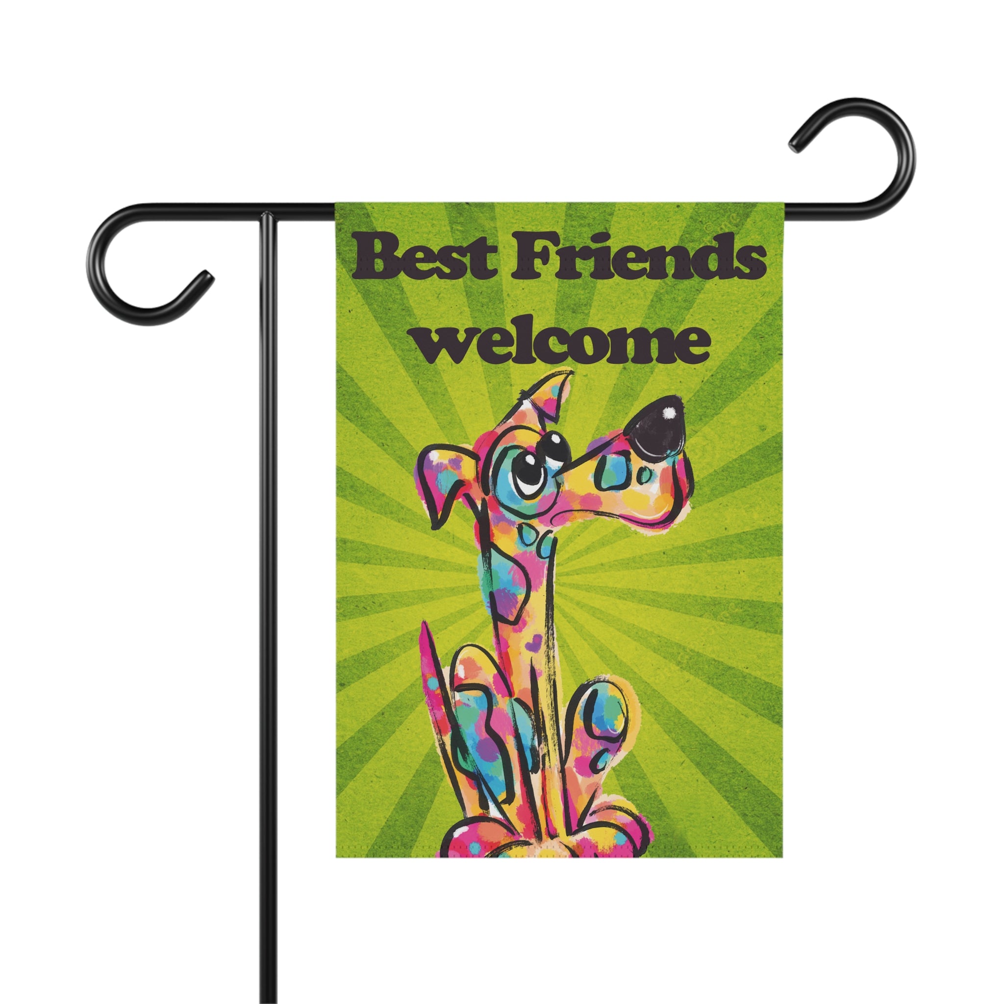 Best Friends Welcome Garden Flag