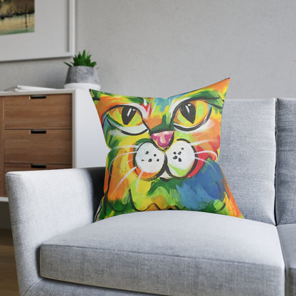 Cat Eye Square Pillow