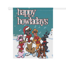 Happy Howladays Pet Lover Garden & House Banner
