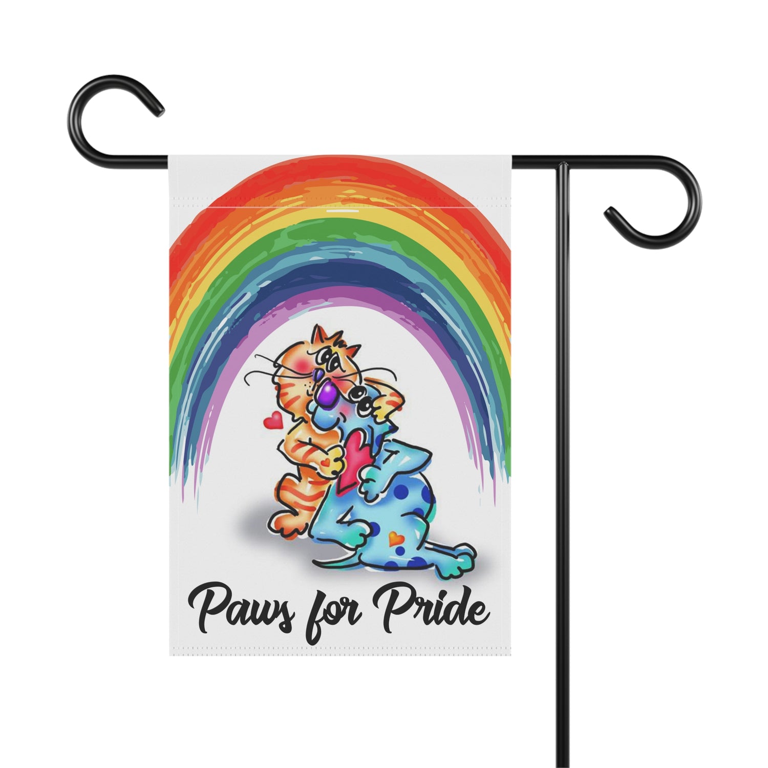 Paws for Pride Garden Flag