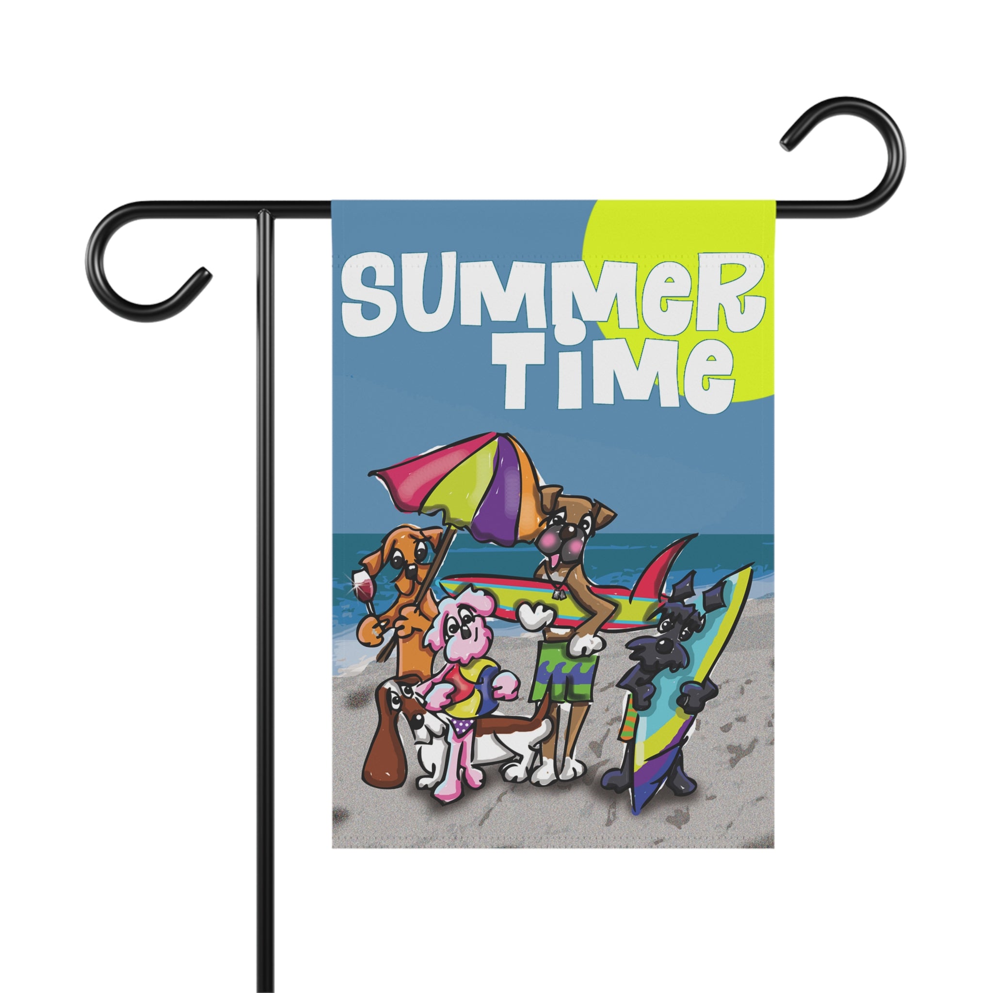 Summer Time Garden Flag