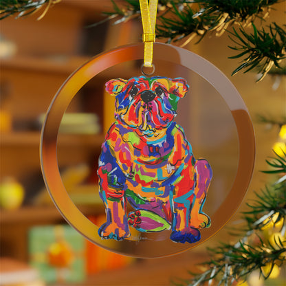 Bully Rumples Glass Ornaments