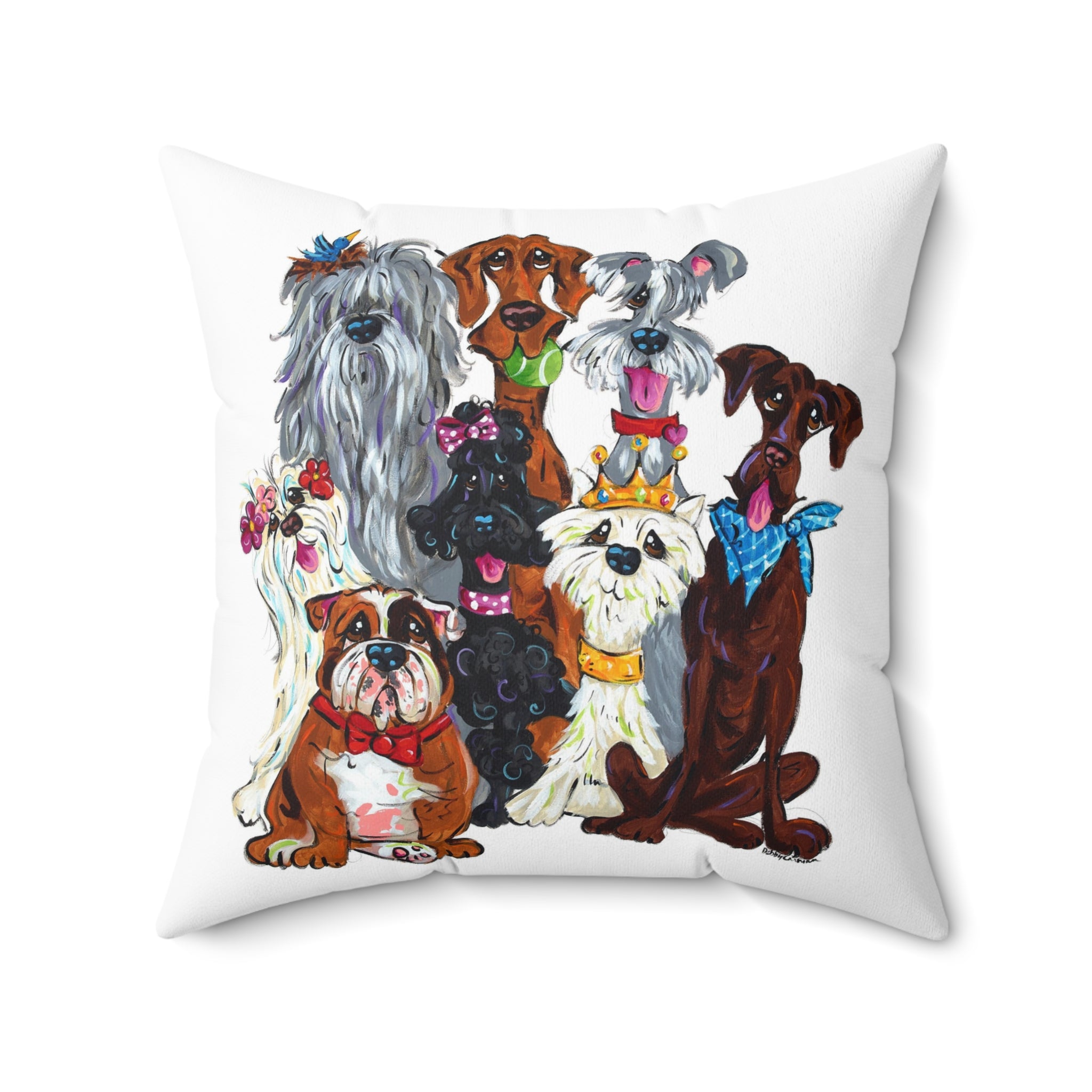 Dog decorative pillows best sale