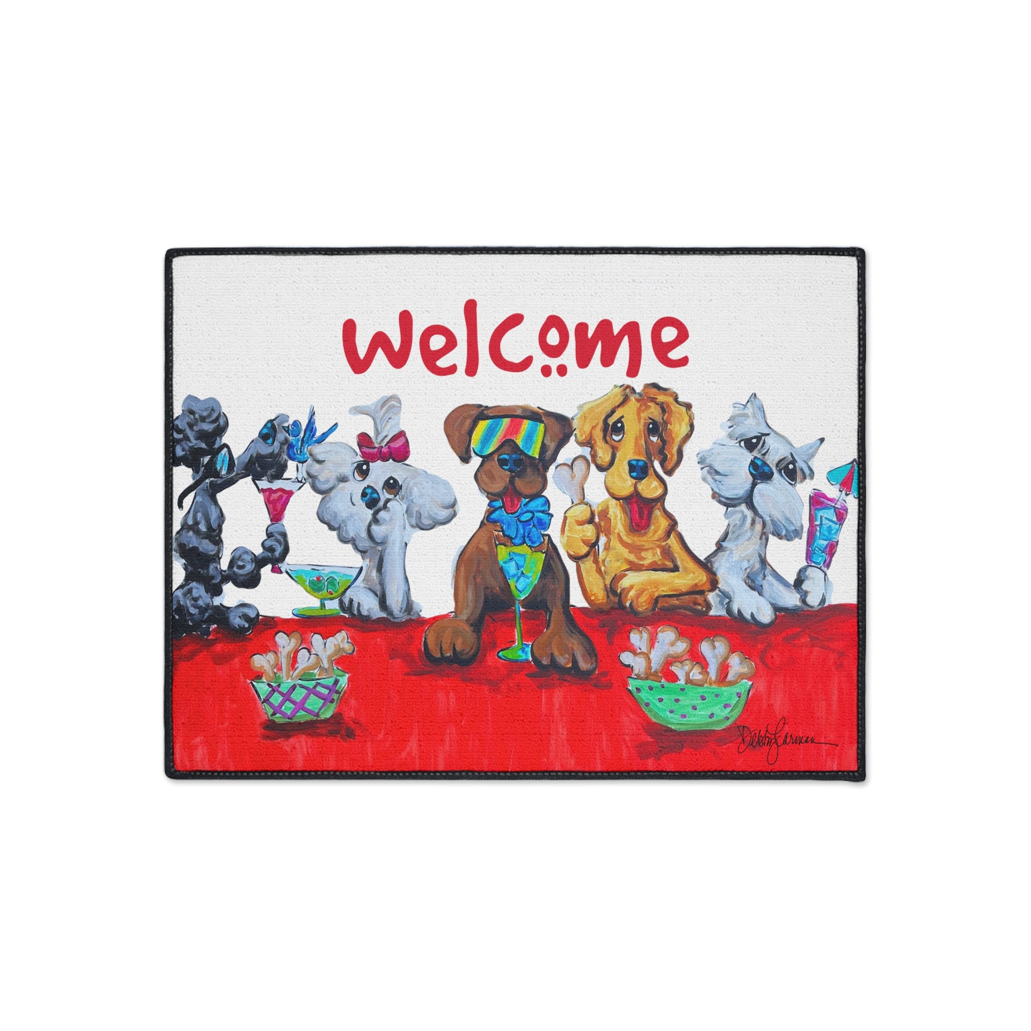 Yappy Hour Welcome Mat