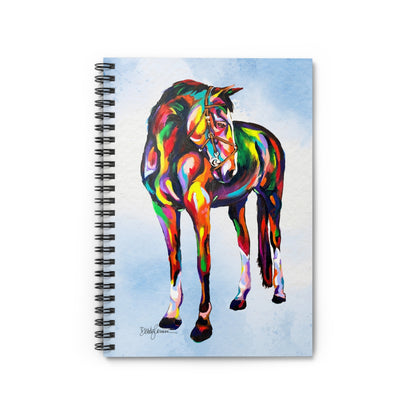 Whimsy Pony Spiral Notebook - Ruled Line 6x8&quot;