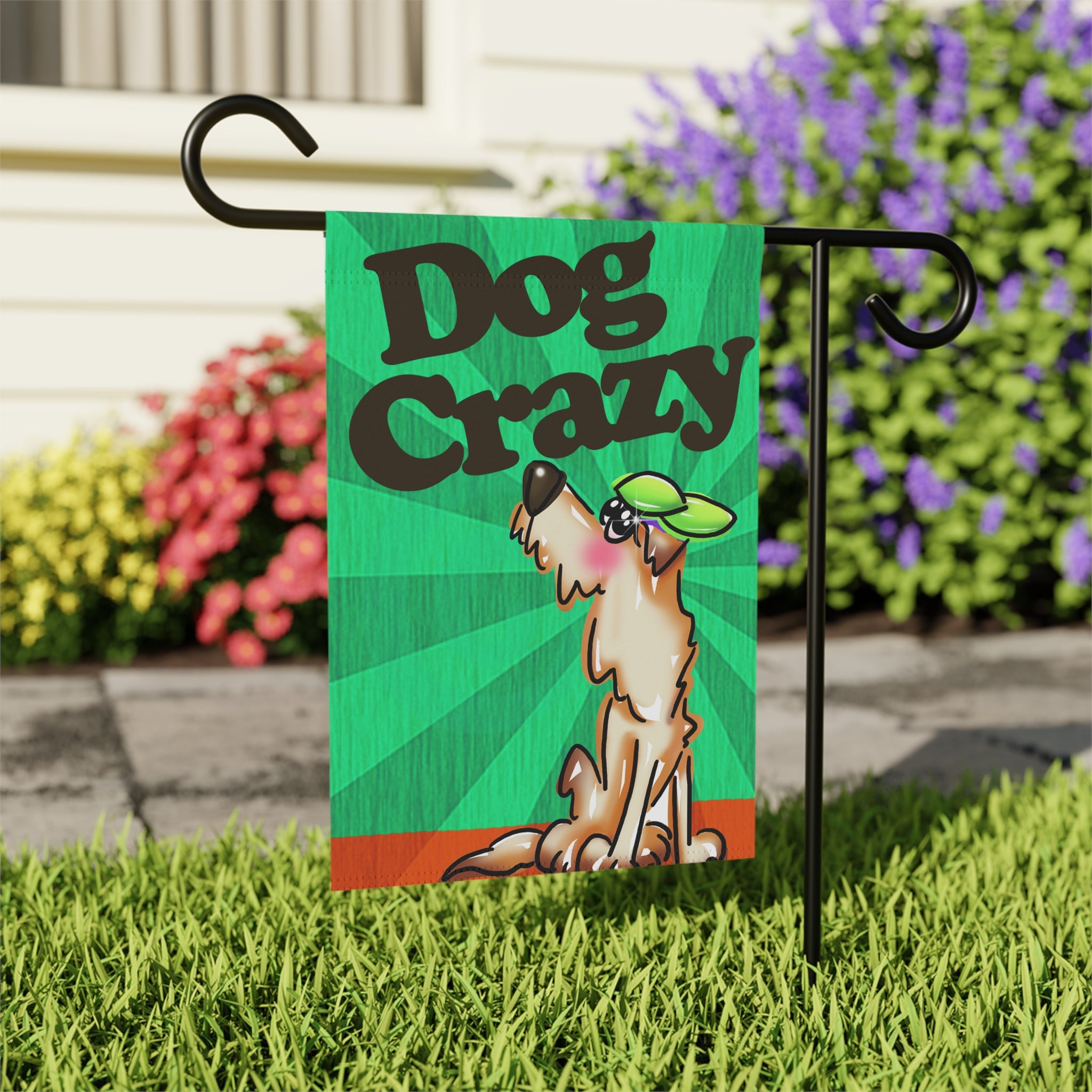 Dog Crazy Garden and House Banner