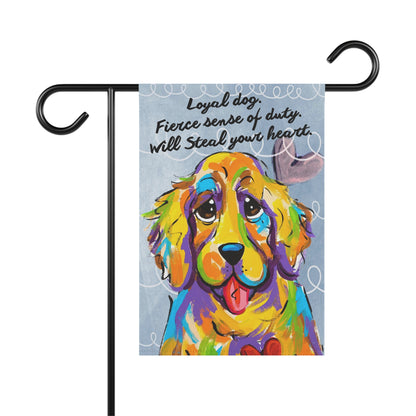 Loyal Dog Garden Flag