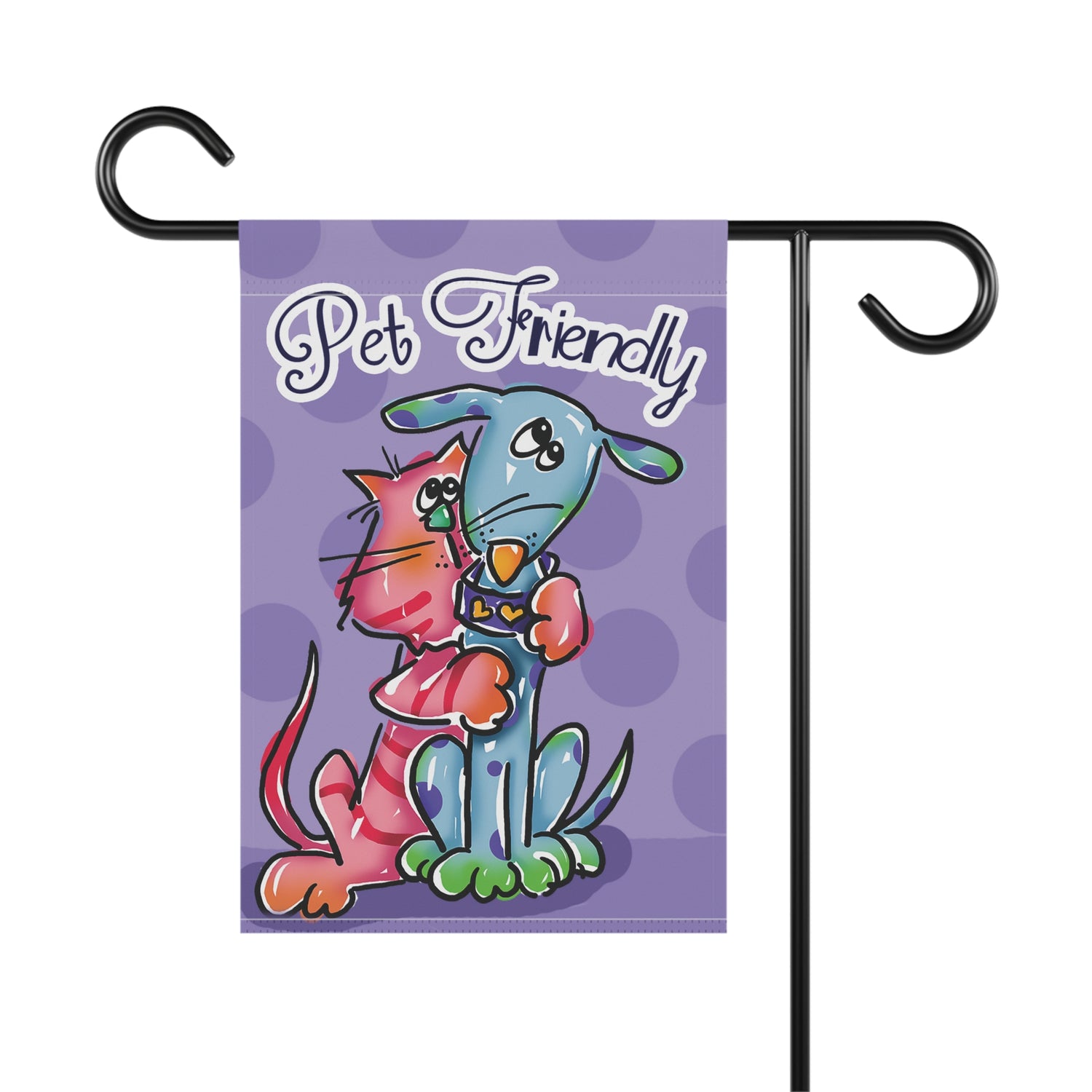 &quot;Pet Friendly&quot; Double-Sided Garden Banner - Available in Two Sizes