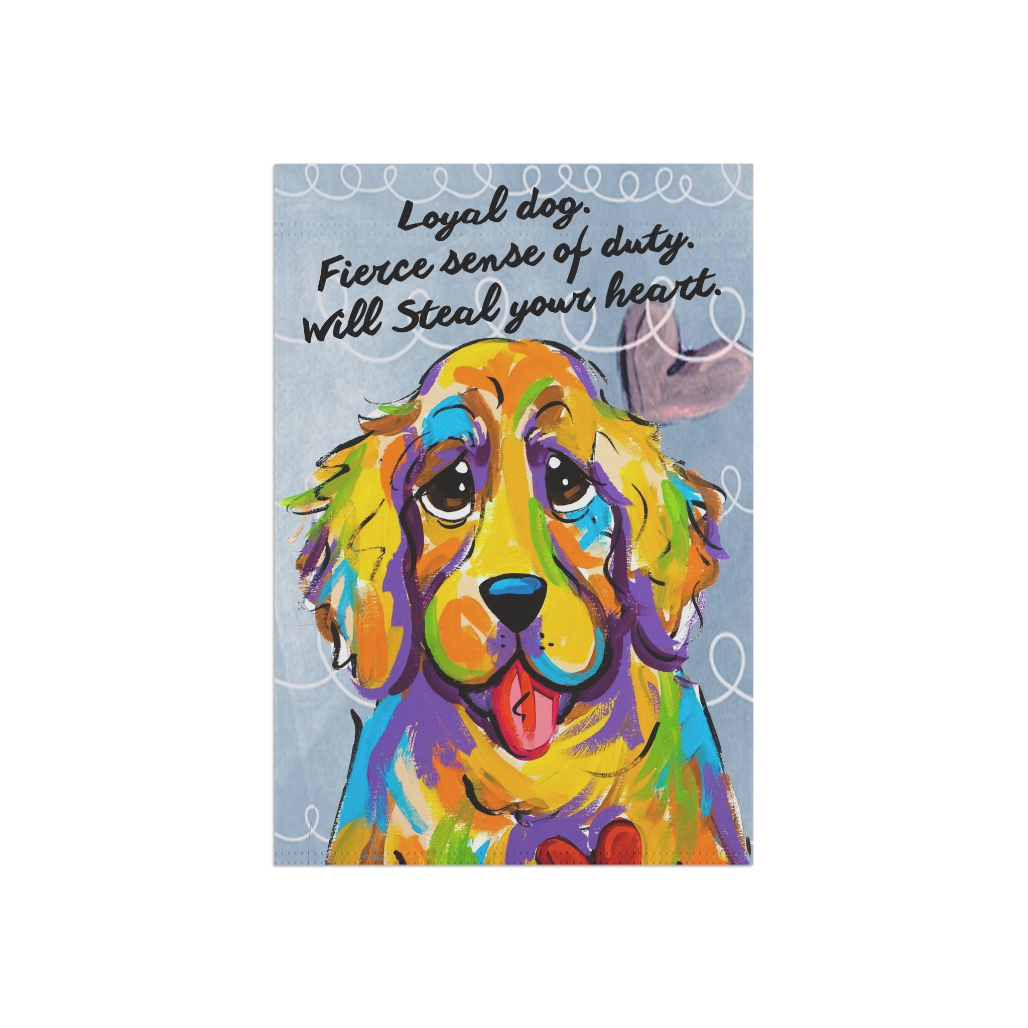 Loyal Dog Garden Flag