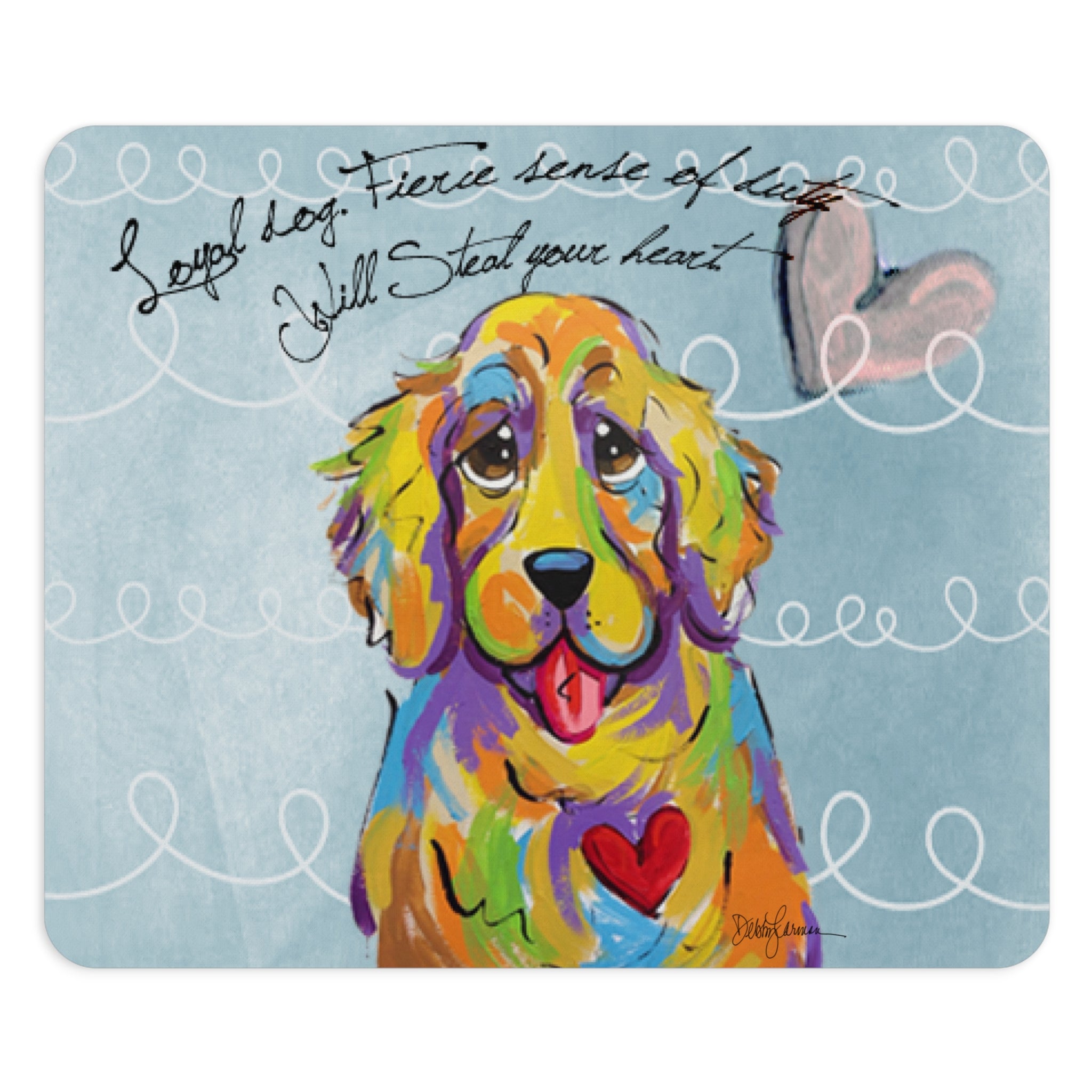 Golden Retriever Mouse Pad