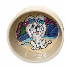 Maltese Dog in the mountains of serenity