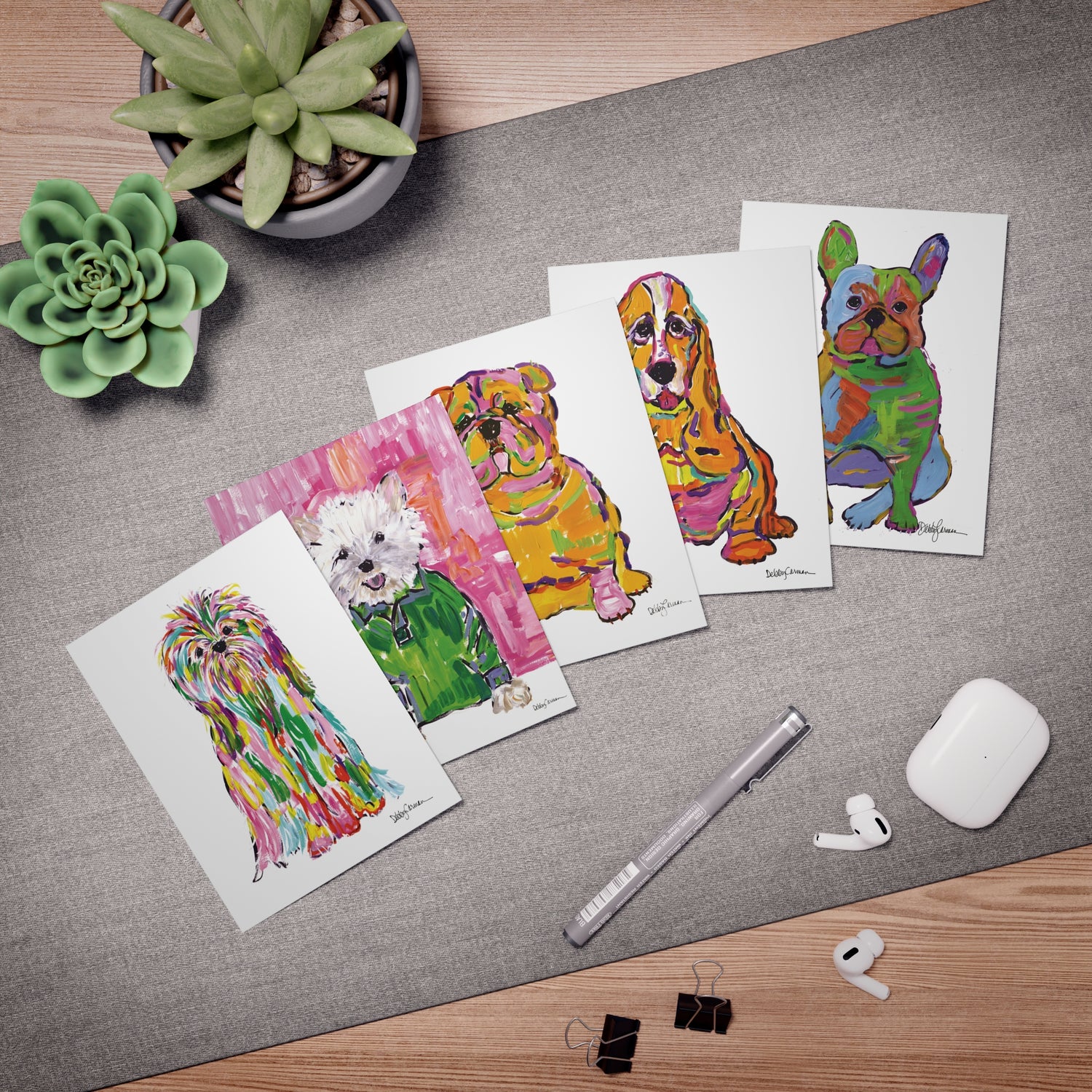 New Edge Dogs Greeting Cards (5-Pack)