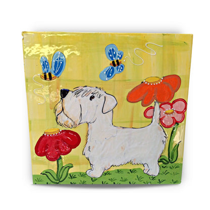 Garden Glory - Sealyham Terrier Trophy Tiles