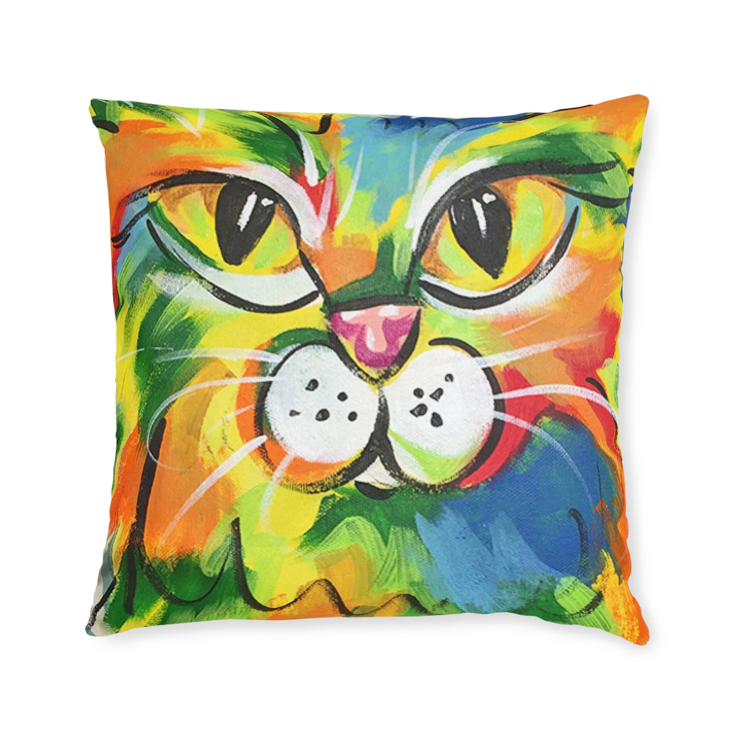 Cat Eye Square Pillow