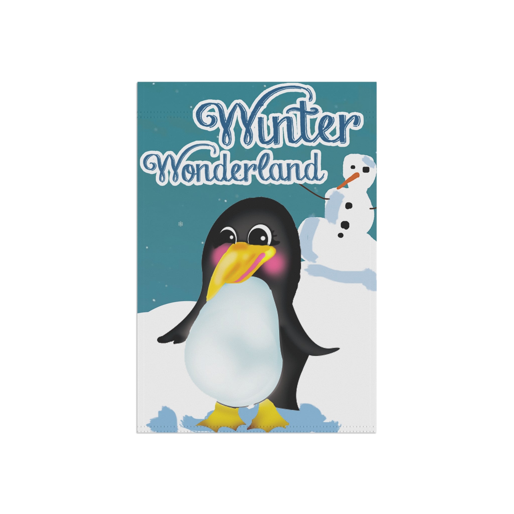 Winter Wonderland Garden &amp; House Banner