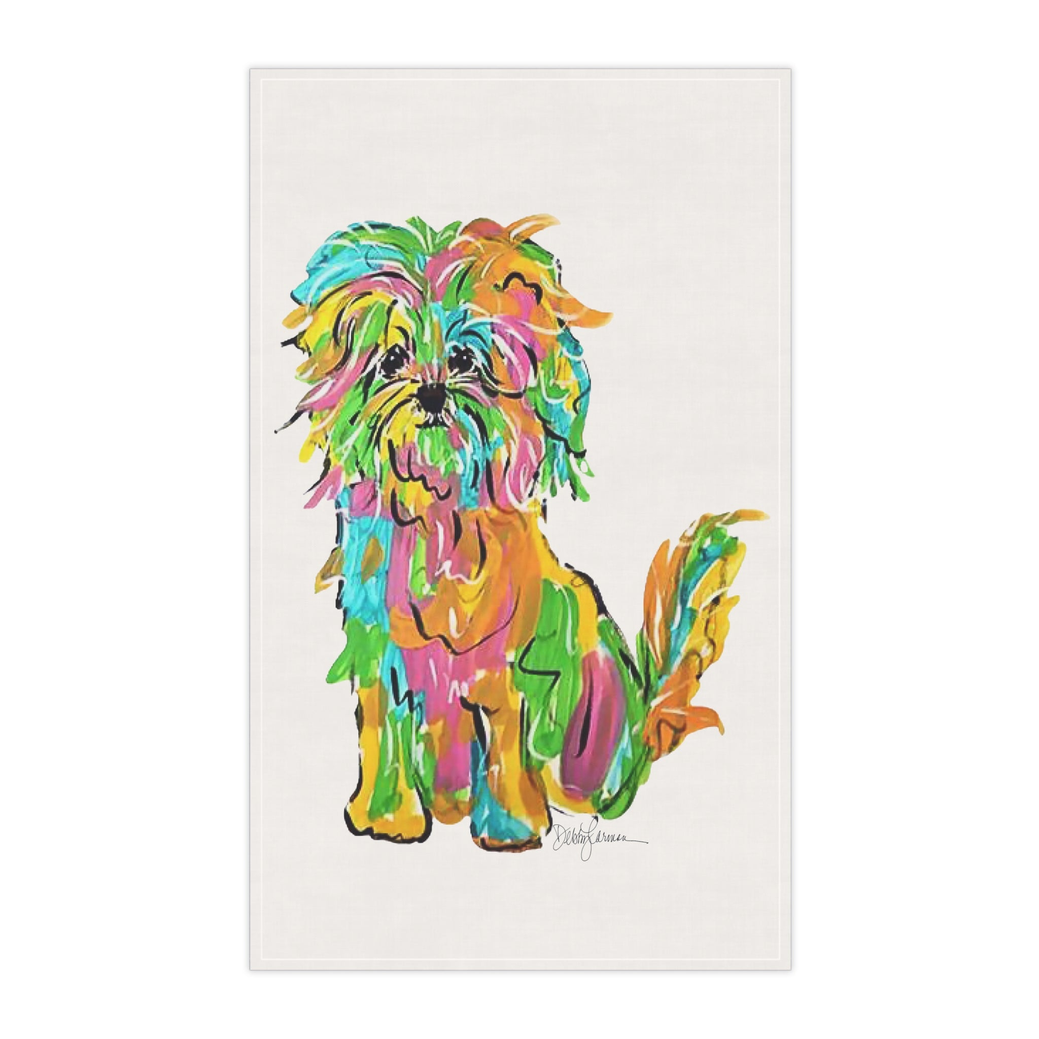 Coton de Tulear Kitchen Towel