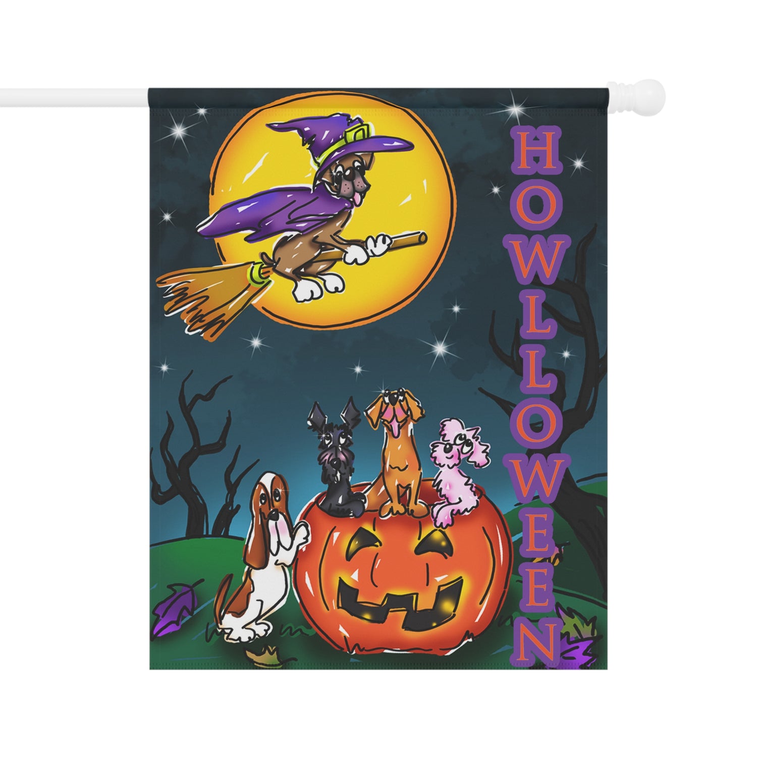 Howlloween Garden &amp; House Banner