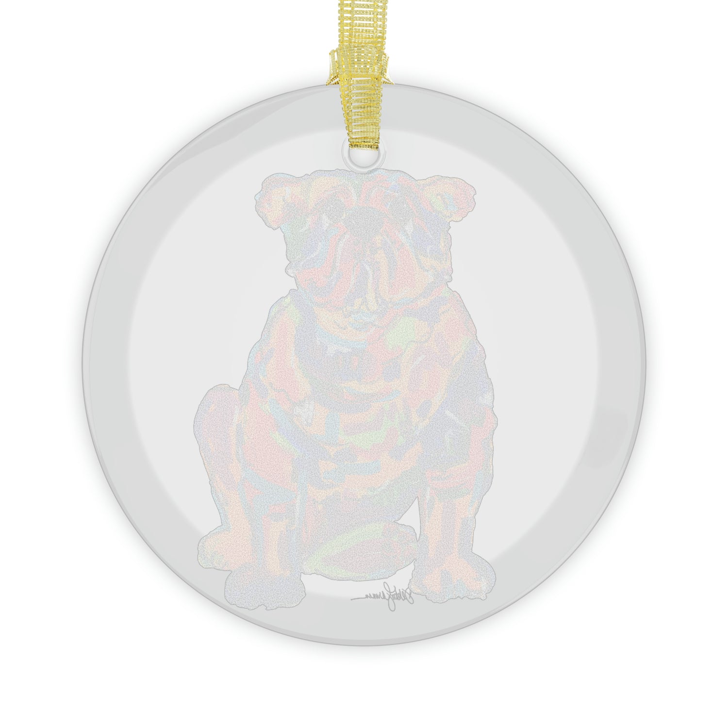 Bully Rumples Glass Ornaments