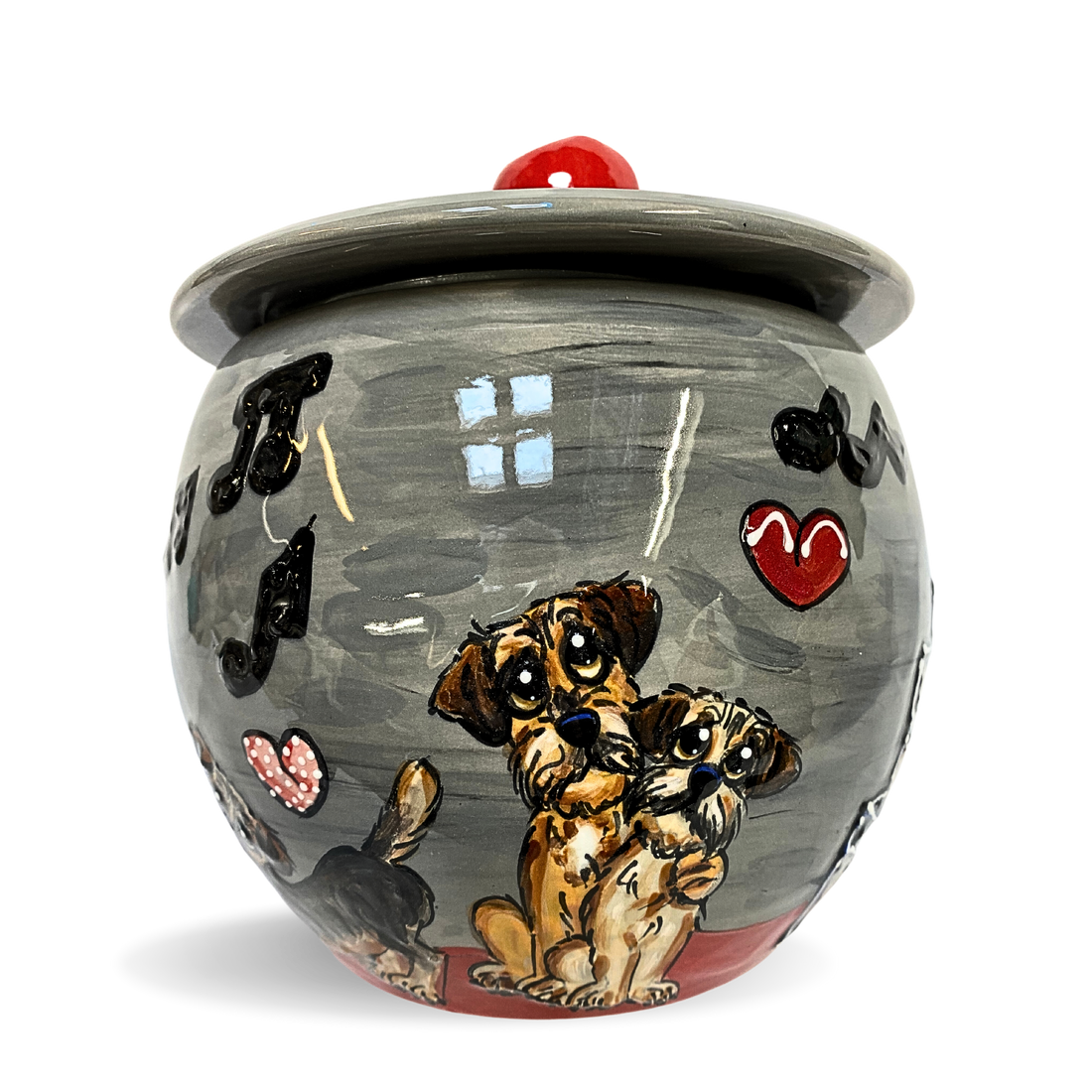 Border Terrier Treat Jar