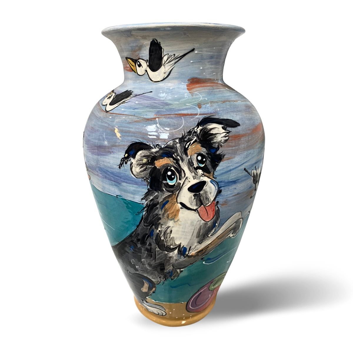 Custom Painted Dog Urn – Faux Paw Productions