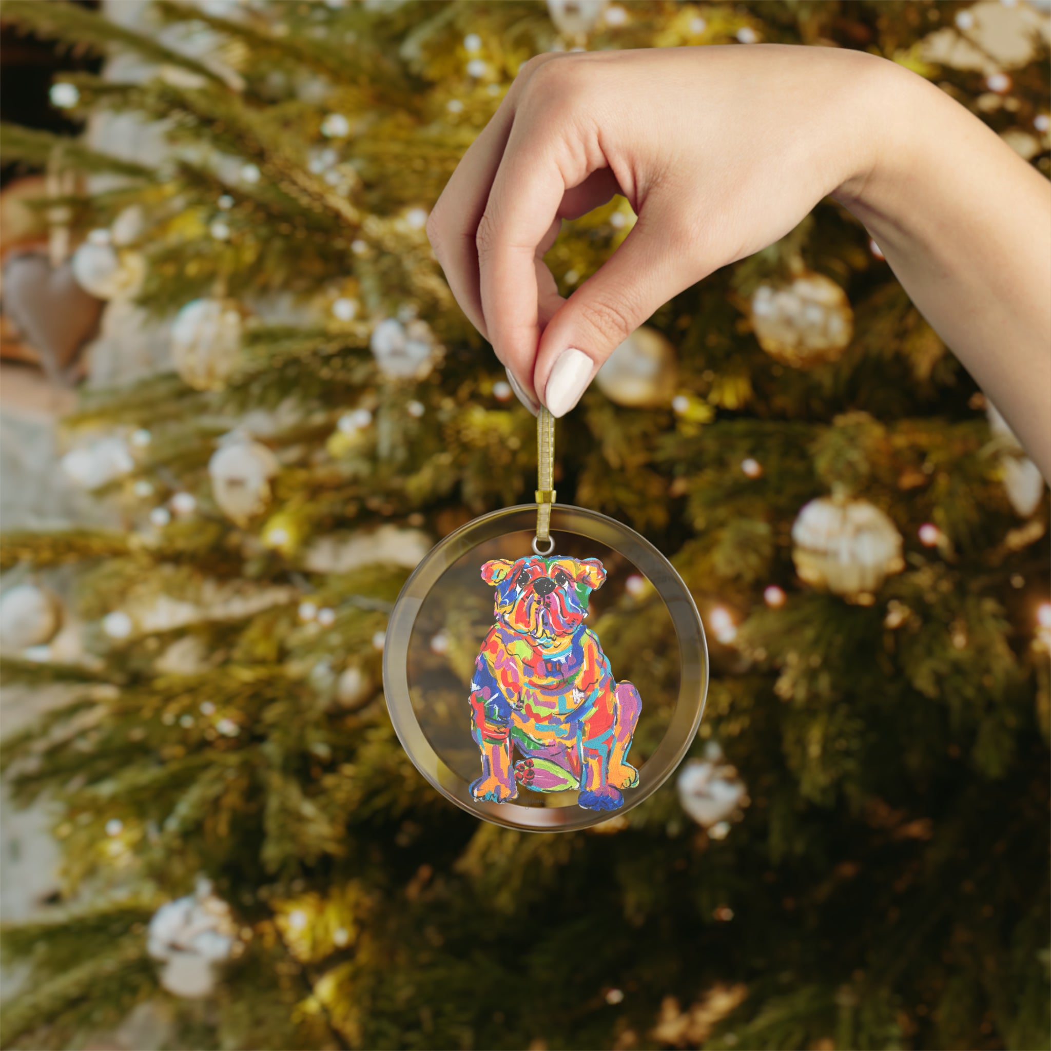 Bully Rumples Glass Ornaments