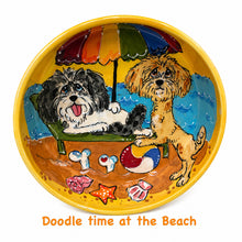 Golden Doodles at the beach