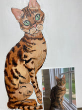 Bengal Cat painting /giclee