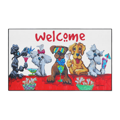 Yappy Hour Welcome Mat