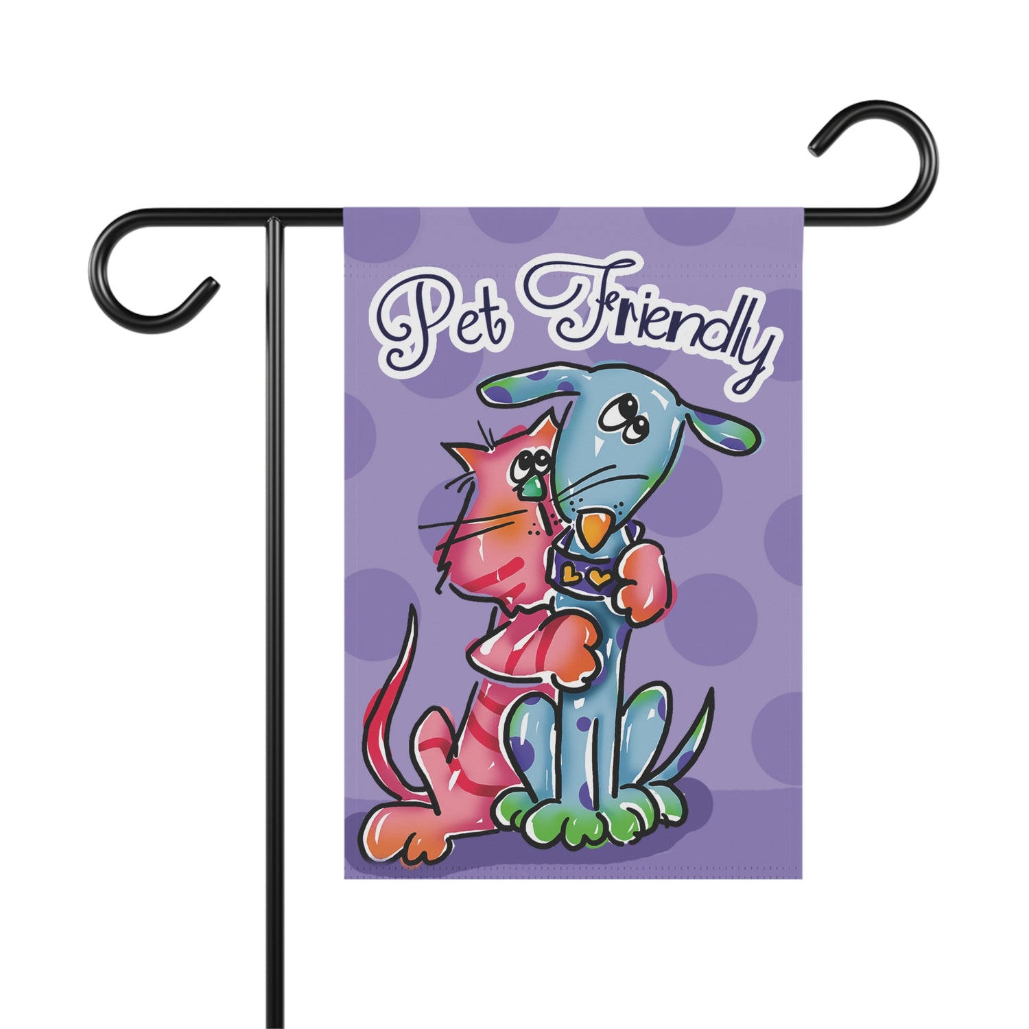 &quot;Pet Friendly&quot; Double-Sided Garden Banner - Available in Two Sizes