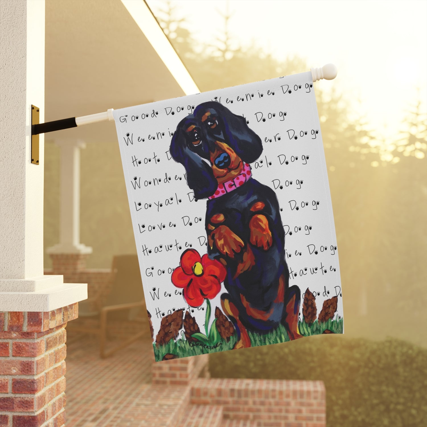 Haute Dog Garden &amp; House Banner