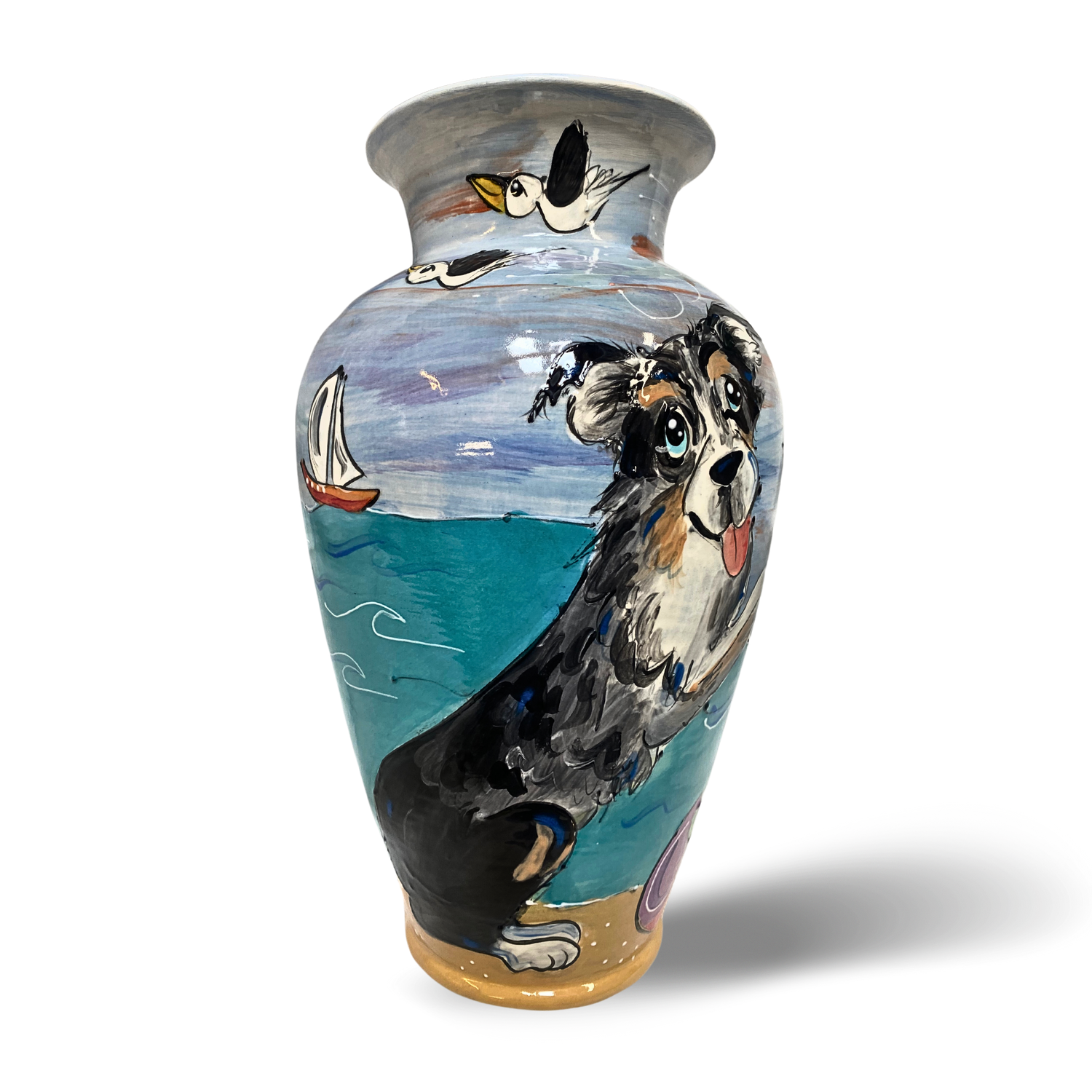 Custom Beach Memorial Urn