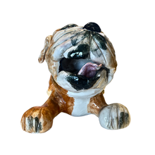 ブルドッグの彫刻