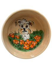 Poppy Field Terrier  Dog Bowl