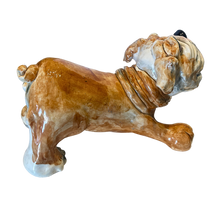 ブルドッグの彫刻