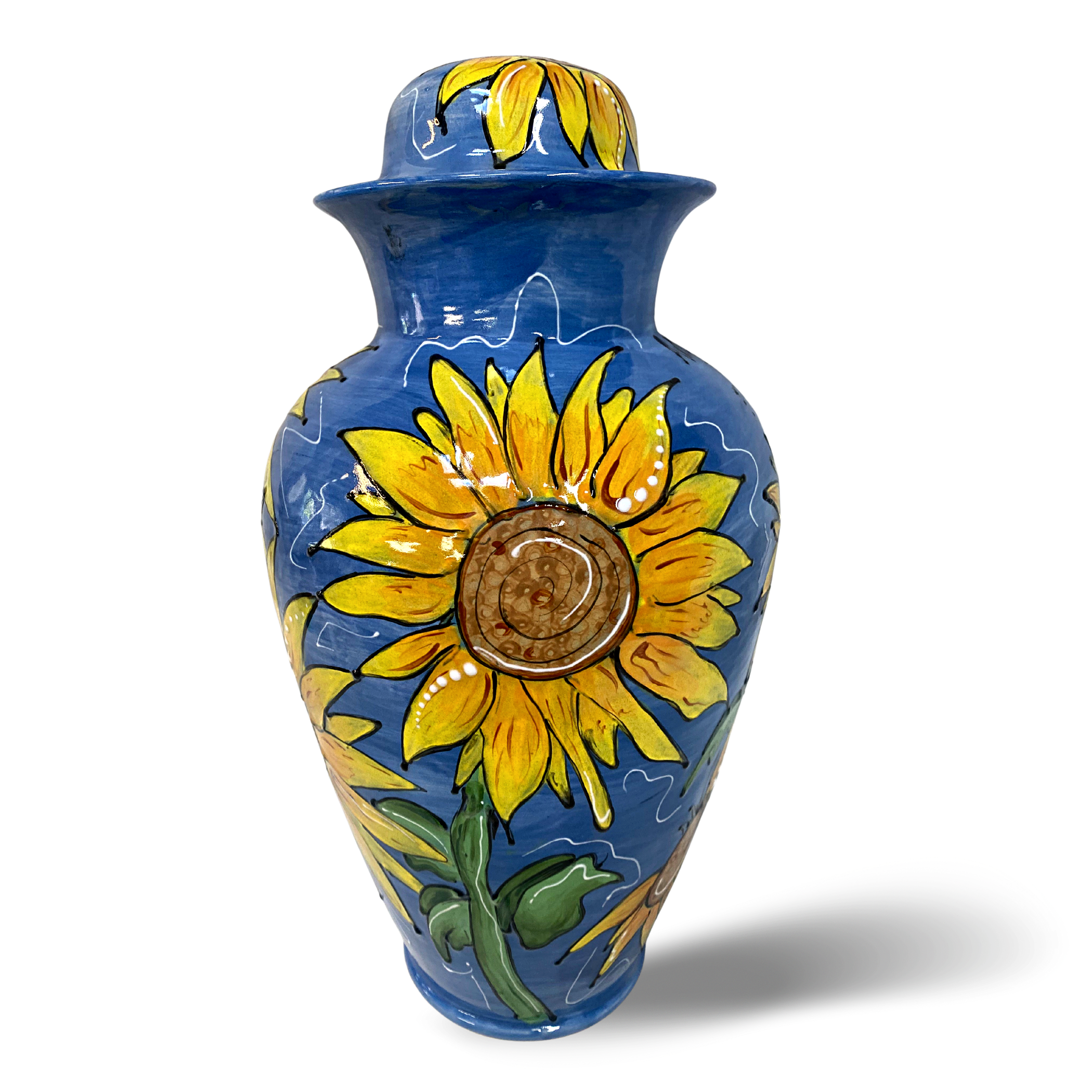 Sunflower Urn