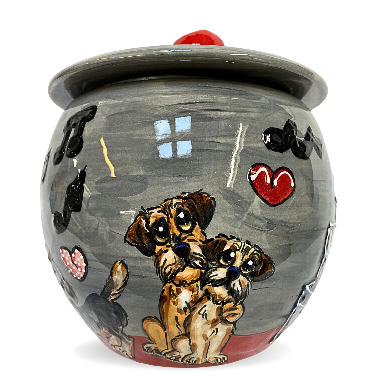 Border Terrier Treat Jar