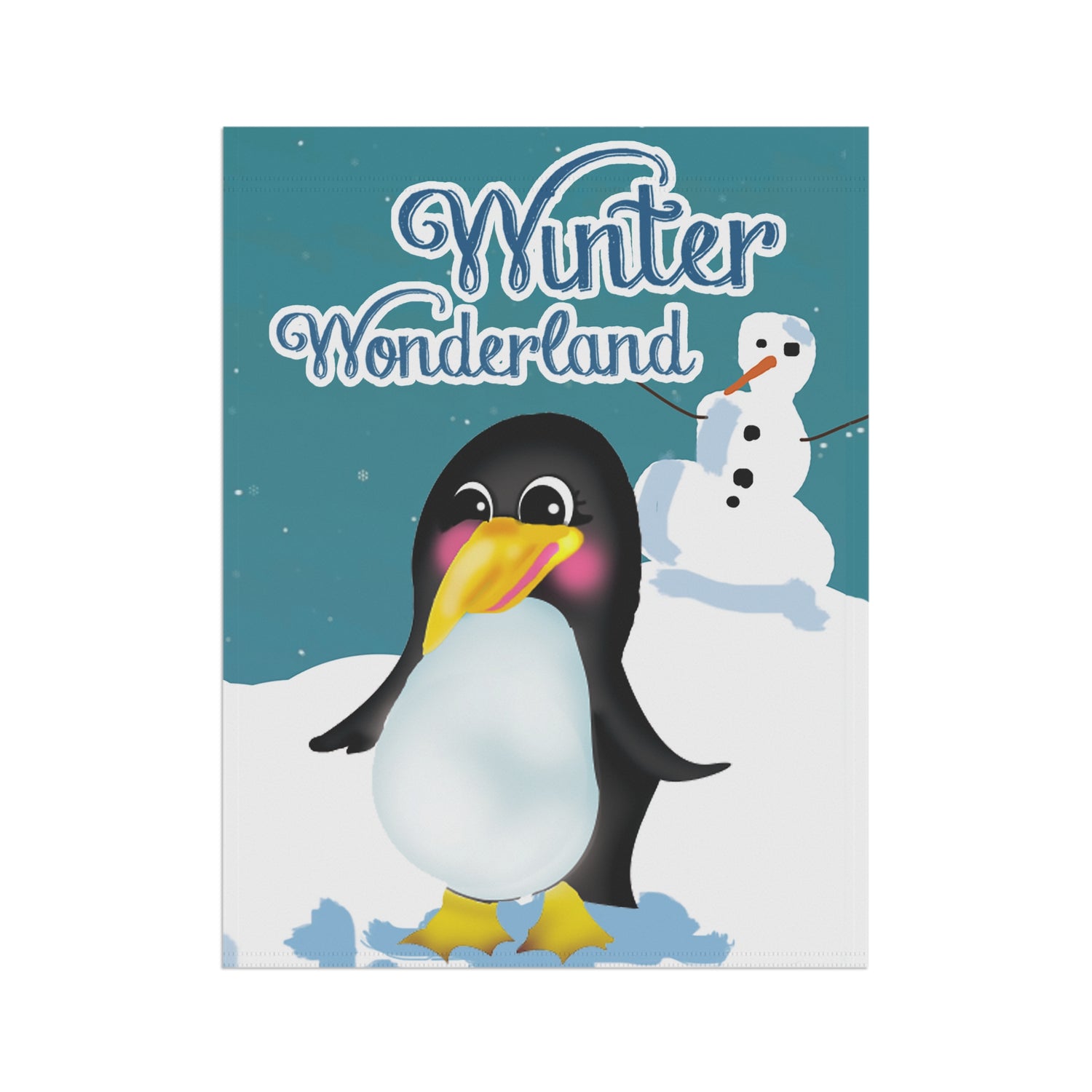 Winter Wonderland Garden &amp; House Banner