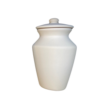 Small Pet Urn – 7” Tall Ceramic Memorial for Pets up to 45 lbs