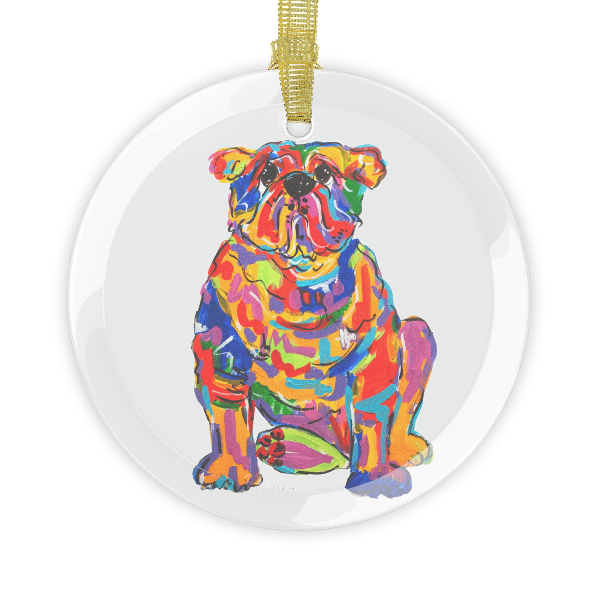 Bully Rumples Glass Ornaments