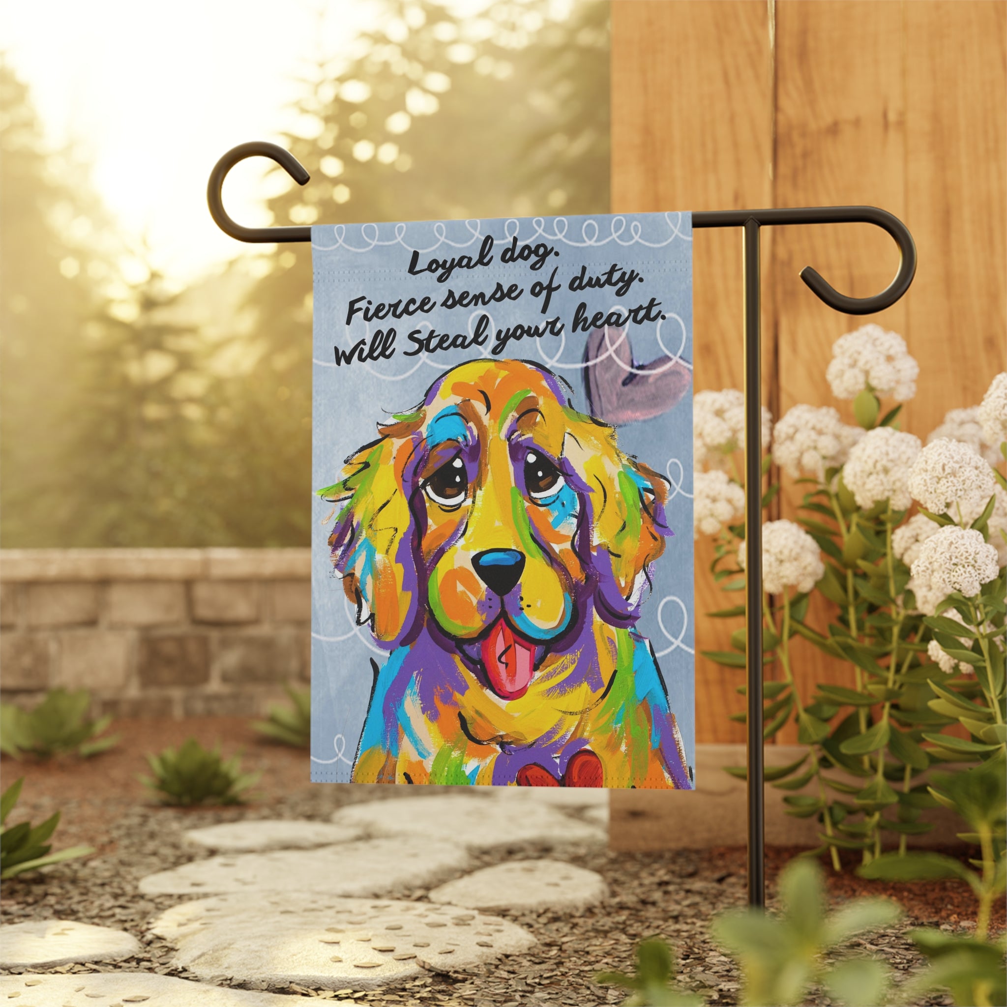 Loyal Dog Garden Flag