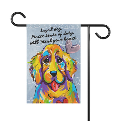 Loyal Dog Garden Flag