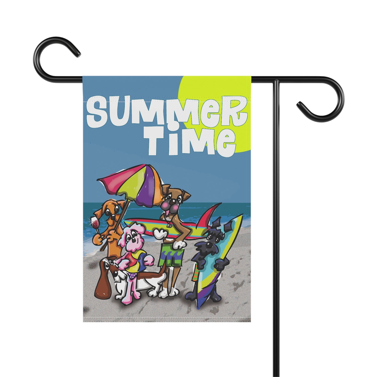 Summer Time Garden Flag