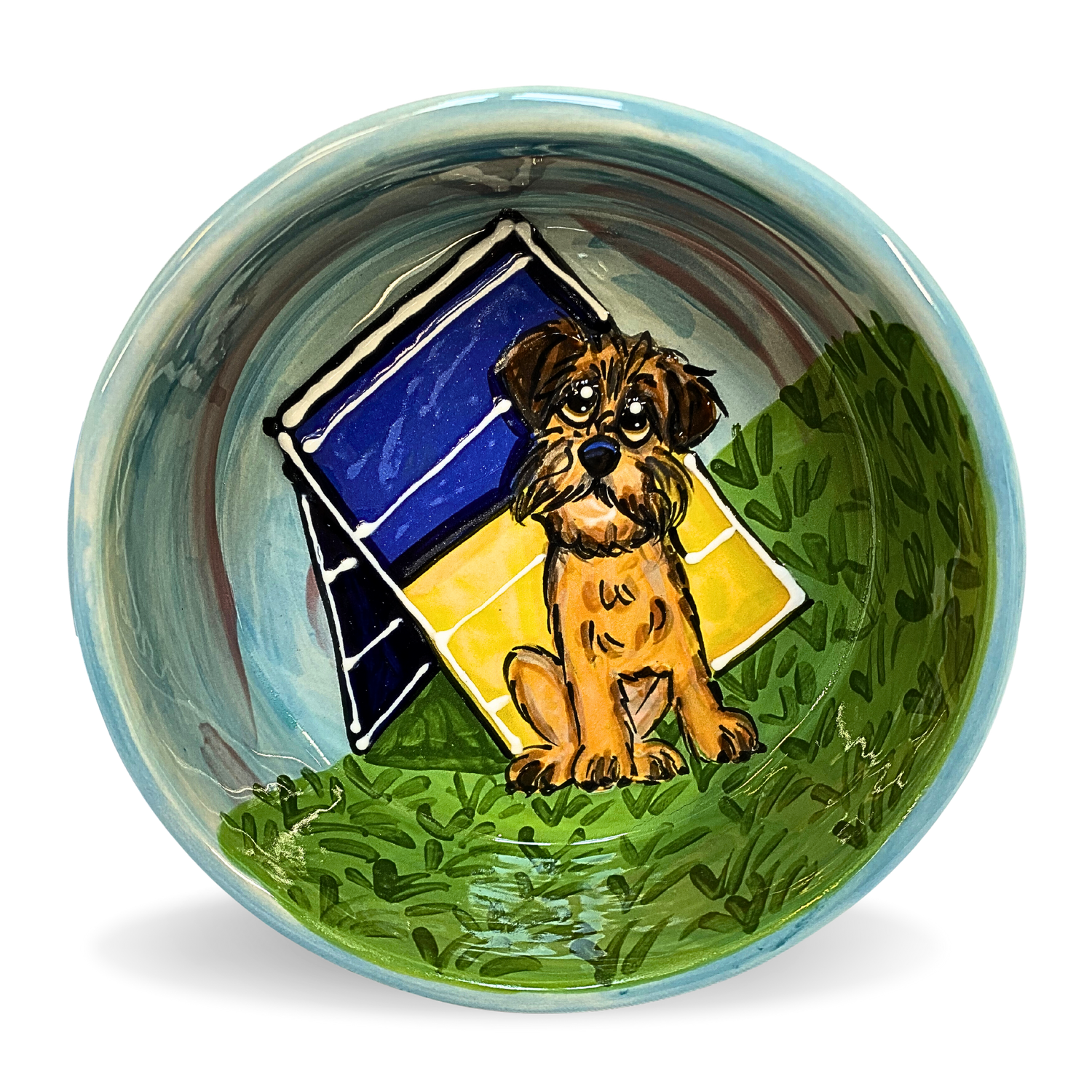 Border Terrier Dog Bowl